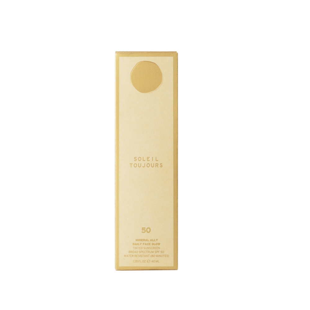 Face Glow Tinted Moisturizer Mineral SPF 50 with Vitamin C & Niacinamide Soleil Toujours