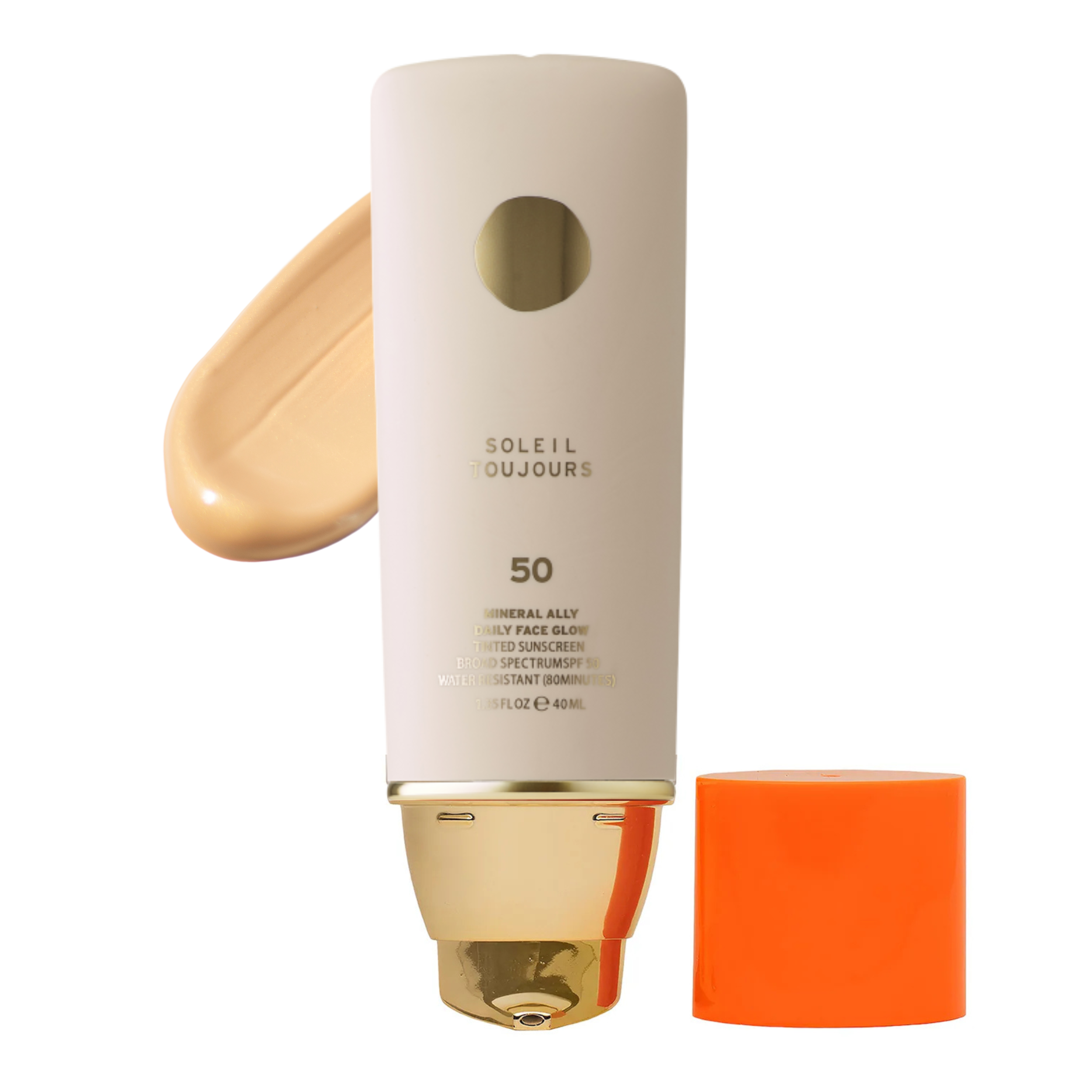 Face Glow Tinted Moisturizer Mineral SPF 50 with Vitamin C & Niacinamide Soleil Toujours