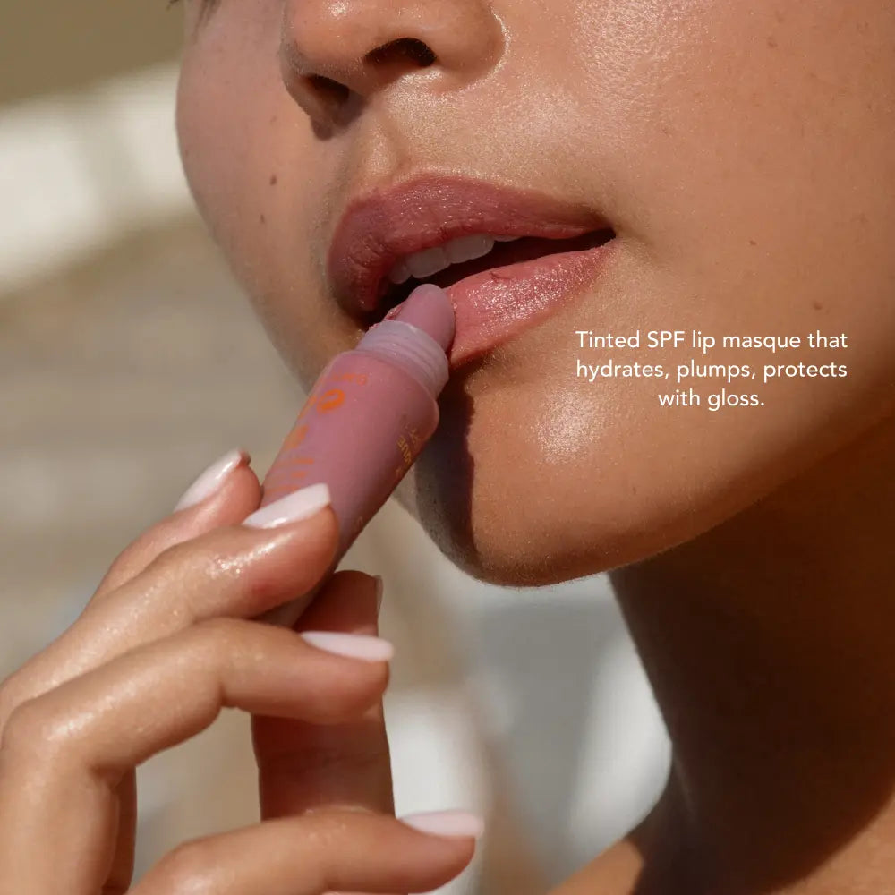 Peptide Hydra Lip Masque Tinted Gloss Balm with Mineral SPF 15 Soleil Toujours
