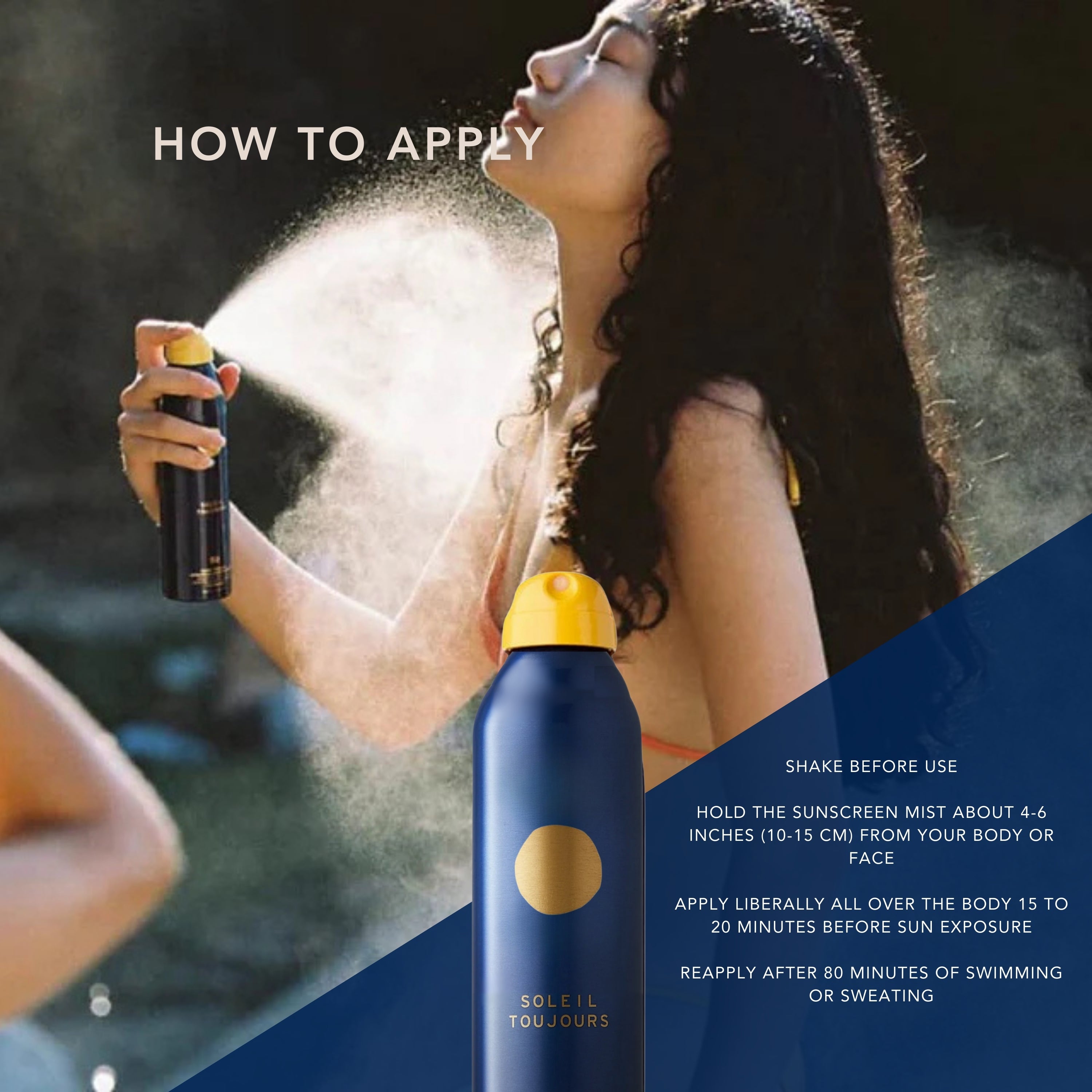 Clean Conscious Body Sunscreen Mist with SPF 30 6oz Soleil Toujours