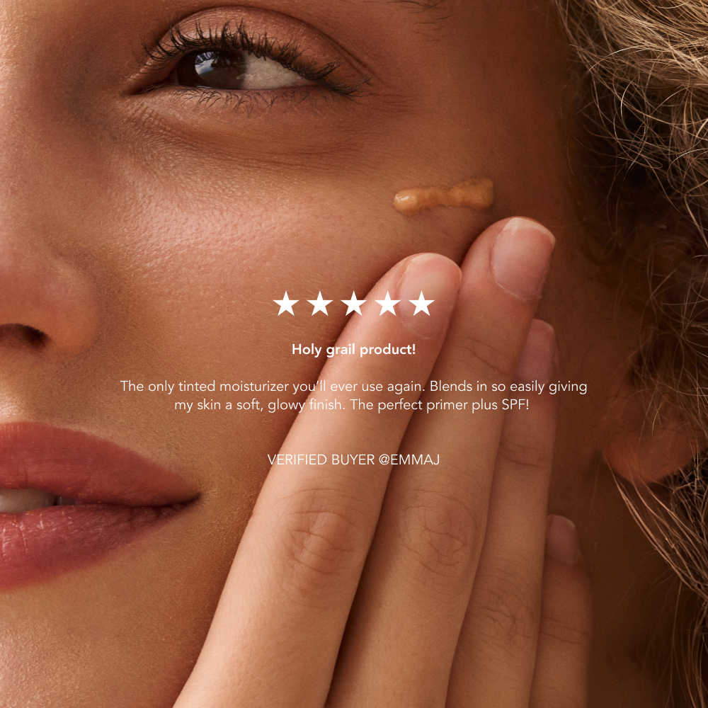 Face Glow Tinted Moisturizer Mineral SPF 50 with Vitamin C & Niacinamide Soleil Toujours